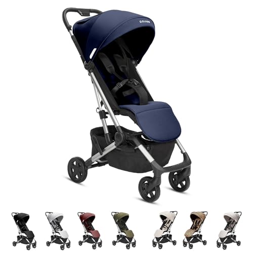 Compact Lightweight Foldable Stroller with Rain Cover and Cup Holder (Black) L5650