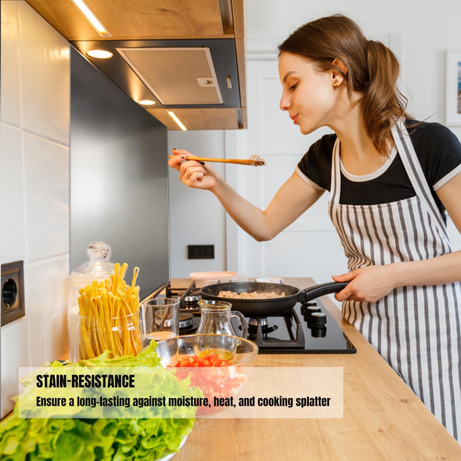 24" x 30" Stainless Steel Stove Backsplash U962591