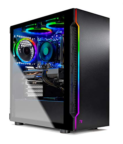 Black Gaming Computer PC Desktop with Ryzen 5 3600, RTX 3060 12GB, 1TB SSD, 16GB DDR4 Z143695