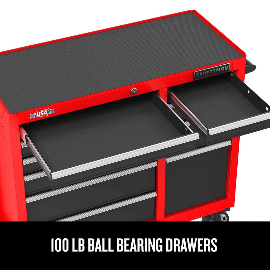 52 inch 10-Drawer Rolling Tool Cabinet N9503