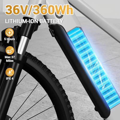 26" Tire Electric Bicycle with 360Wh Removable Battery H46559