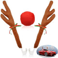 Reindeer Antlers & Nose Christmas Car Decorations A6852
