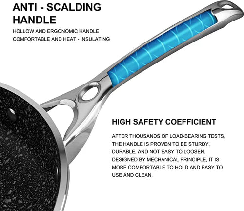 10 Inch Aluminum Non-stick Frying Pan with Tempered Glass Lid M637452