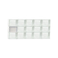 38.75 in. x 17.25 in. x 3.125 in. Frameless Clear Glass Block Window with Dryer Vent R75685