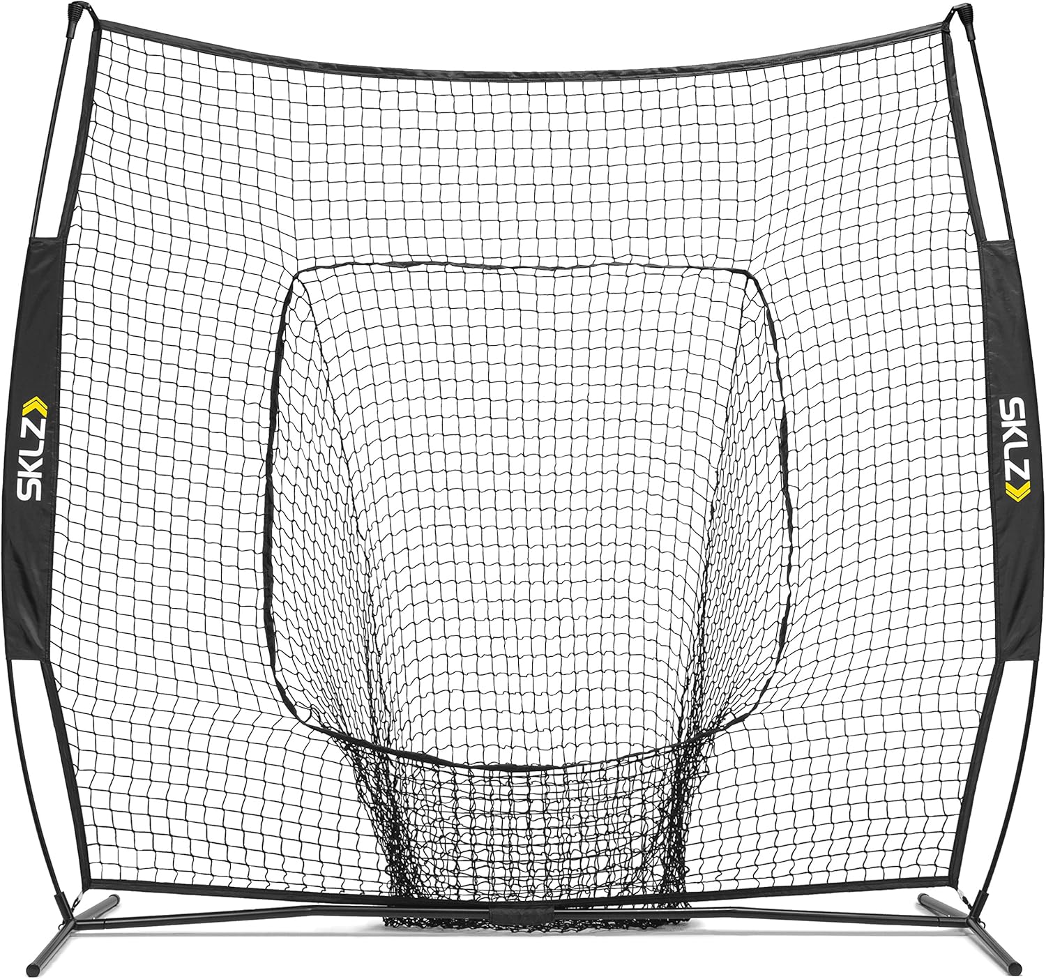 Portable Baseball and Softball Hitting Net, Black, 7 x 7 feet X308