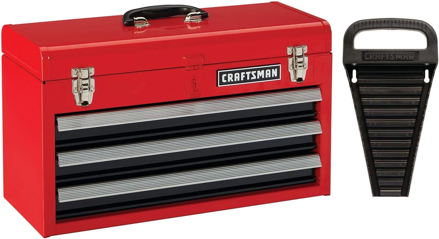 3-Drawer Stainless Steel Portable Tool Chest L203