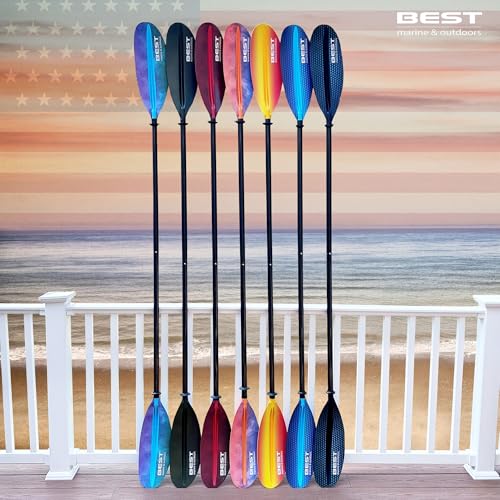Carbon Fiber Shaft Fiberglass Reinforced Polypropylene Blades Kayak Paddle Q9908