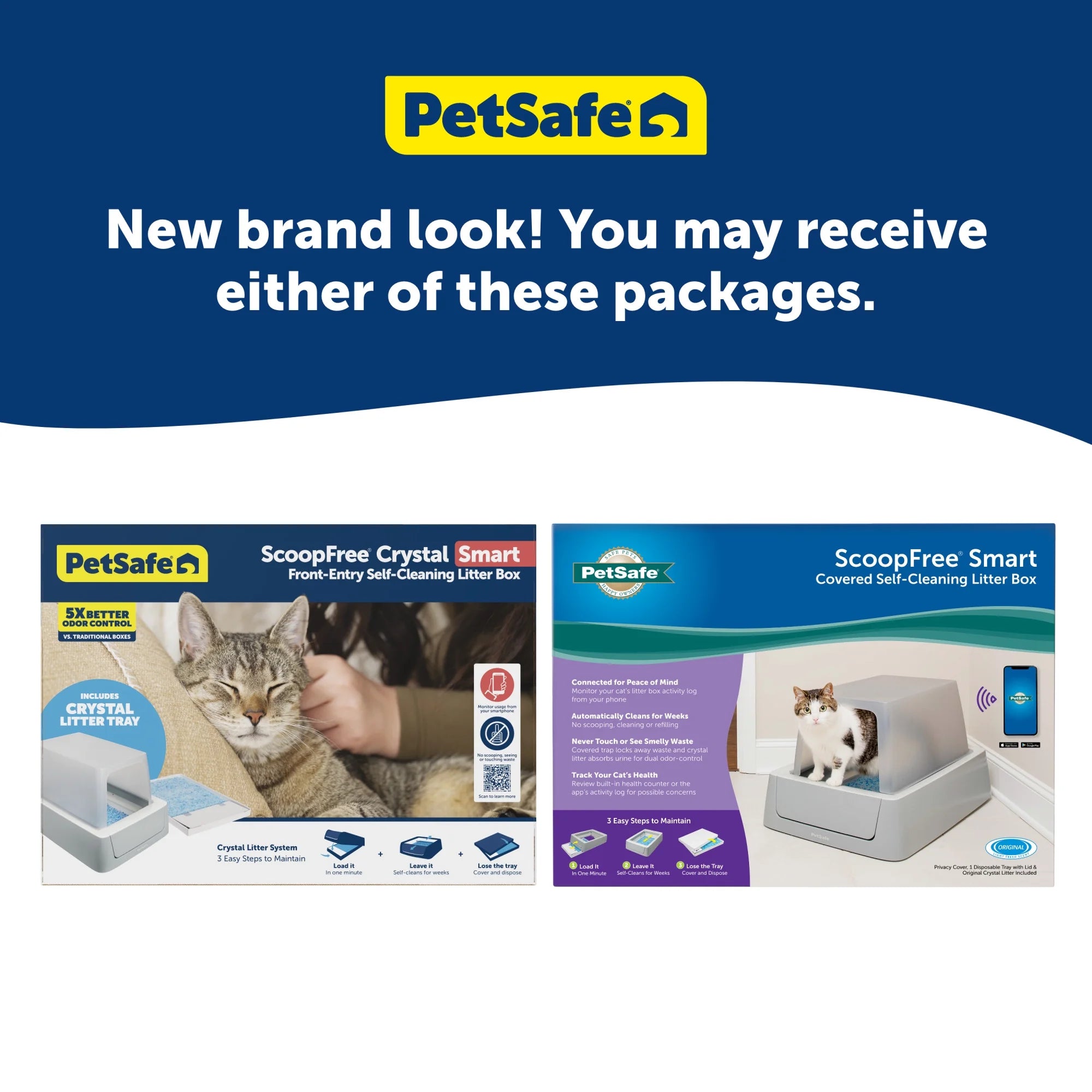 Gray Self-Cleaning Cat Litter Box M526869