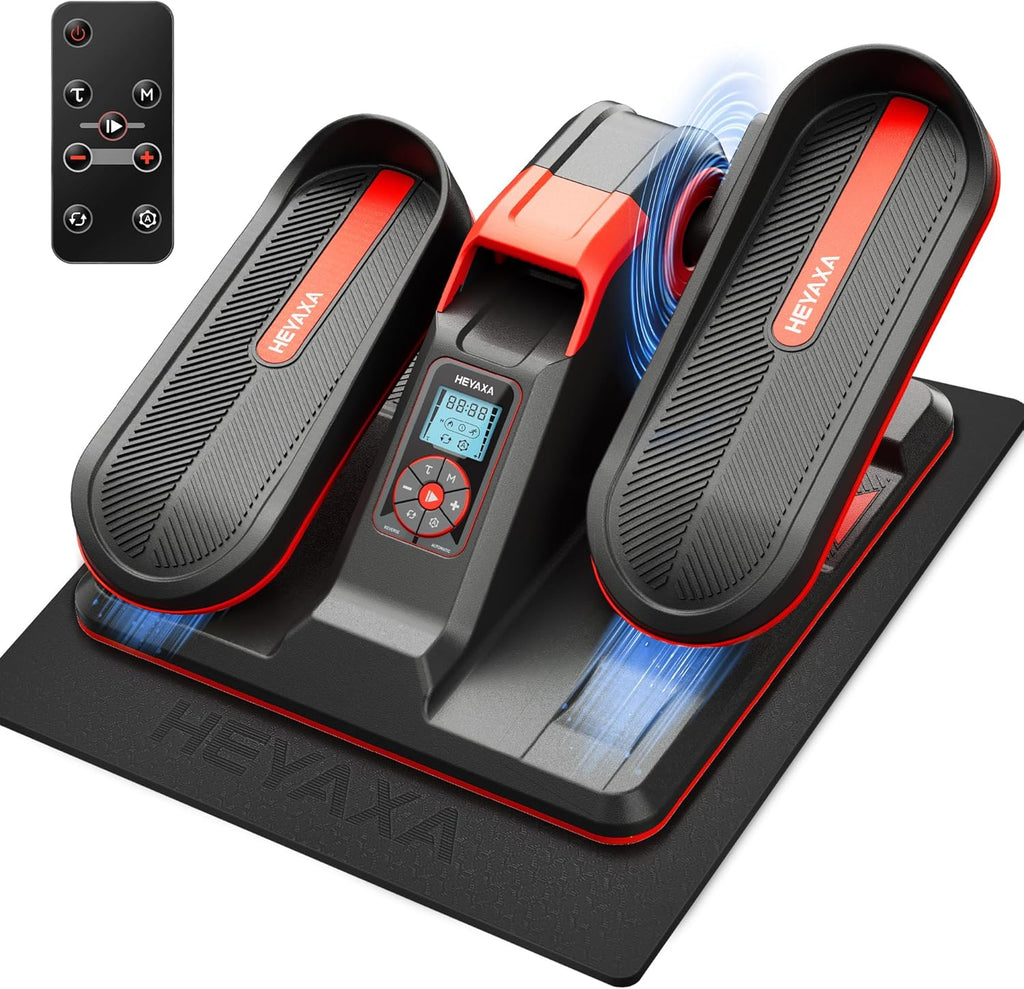 Red Electric Ellipse Leg Exerciser with LCD Display H2921