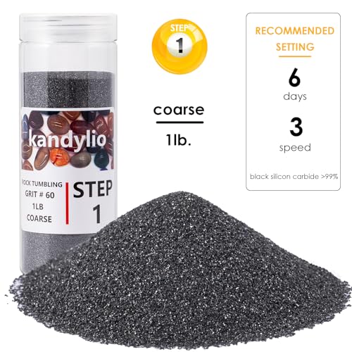 4 Lbs. 4-Steps Rock Tumbling Grit and Polish Refill C3580