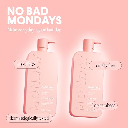 Moisture Shampoo and Conditioner Set (2 Count) 27 oz Each U364701