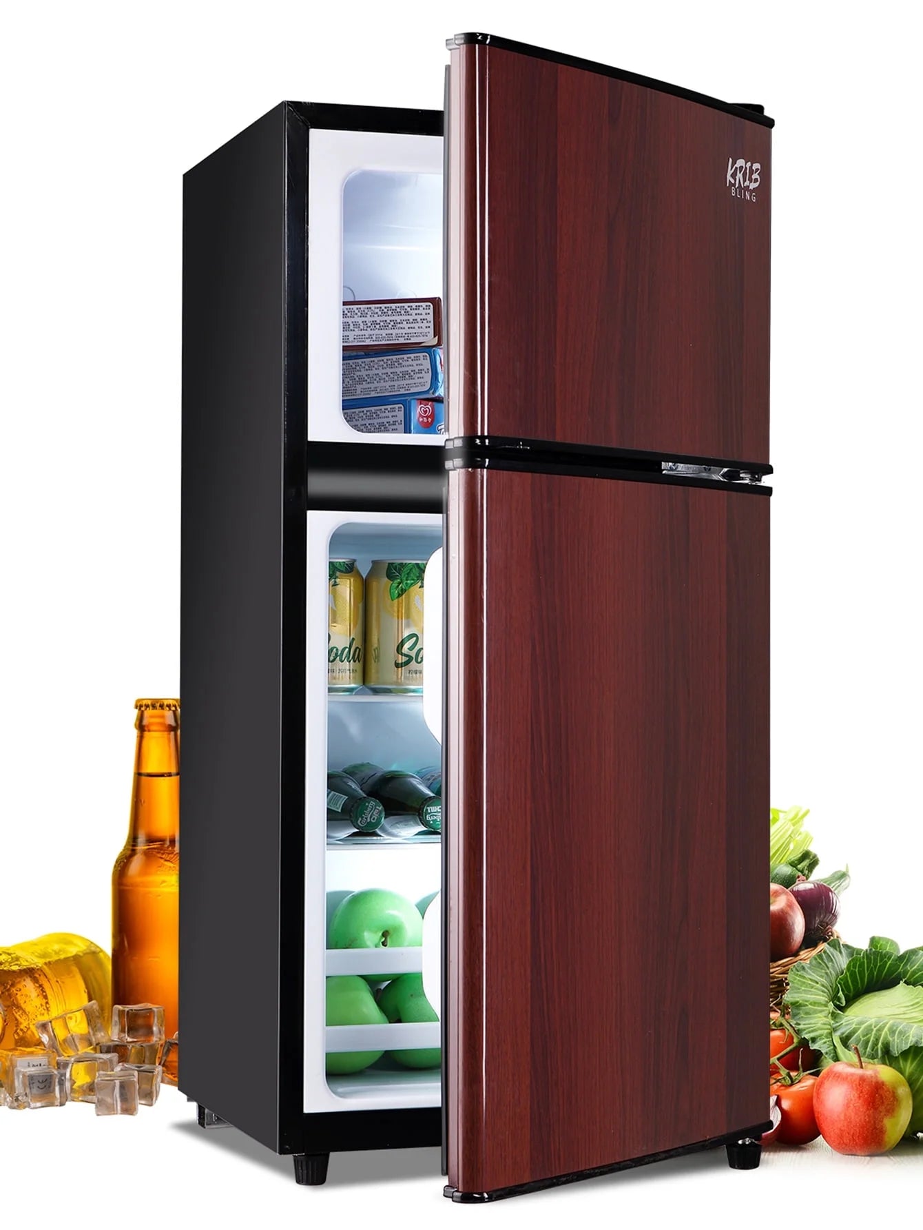 3.5 Cu.ft Mini Fridge with Freezer M3760