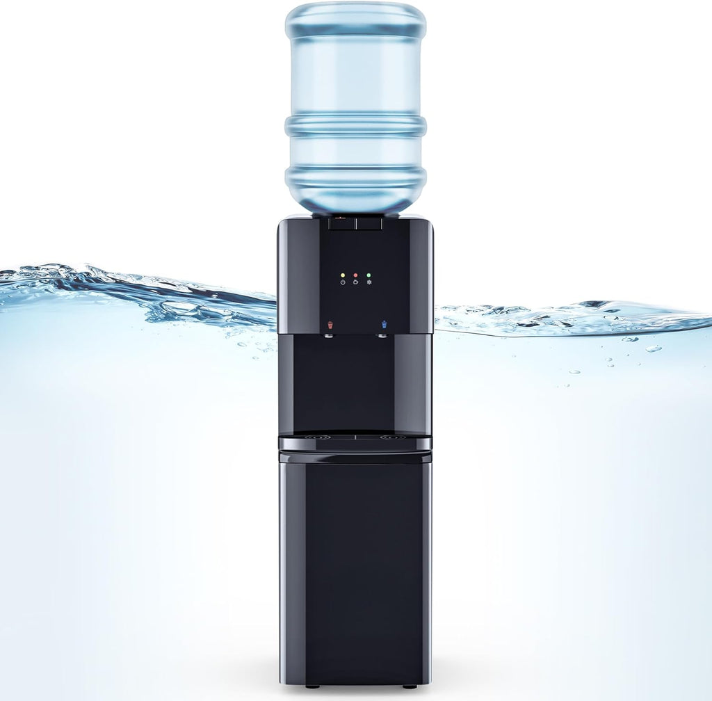 3 Temperatures Top Loading Water Dispenser with Storage Cabinet N28966