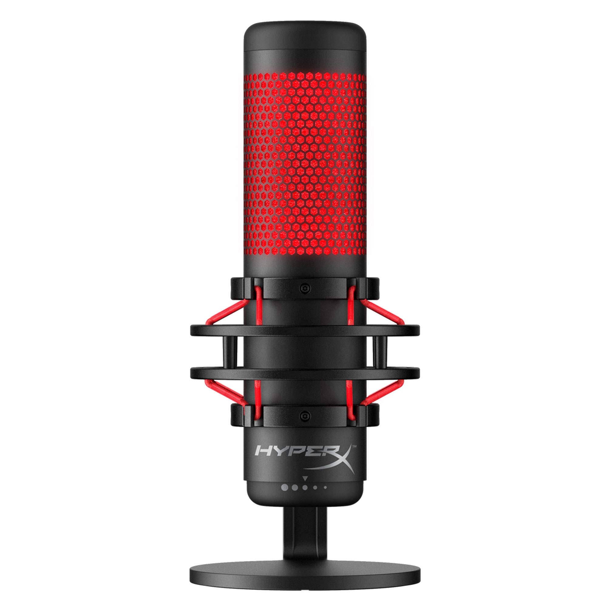 Black USB Condenser Gaming Microphone with Shock Mount and Pop Filter H570606