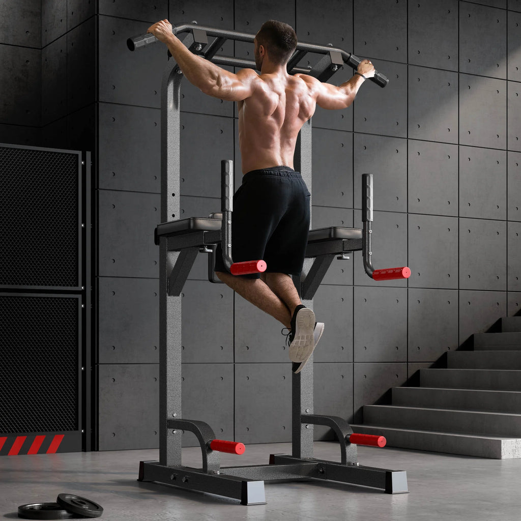 Adjustable Height Pull Up Bar Dip Station X299