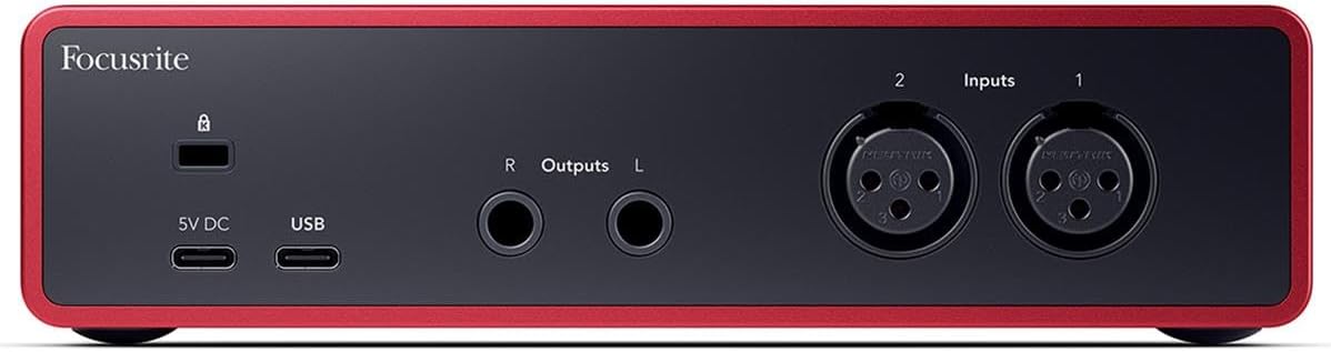 2x2 USB Audio Interface Bundle with 2 XLR Cables N7742