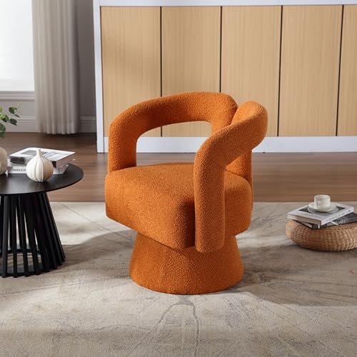 Rose Red Round Accent Chair X5872