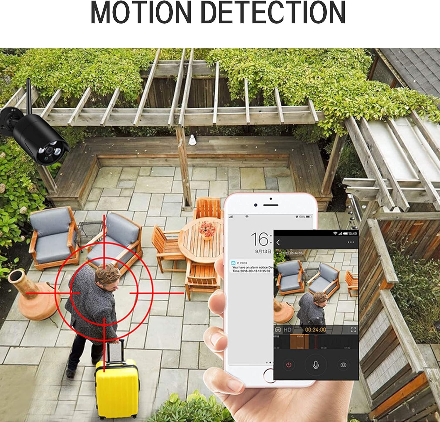 8 Channel 2MP Night Vision Security Camera System with DVR F3089