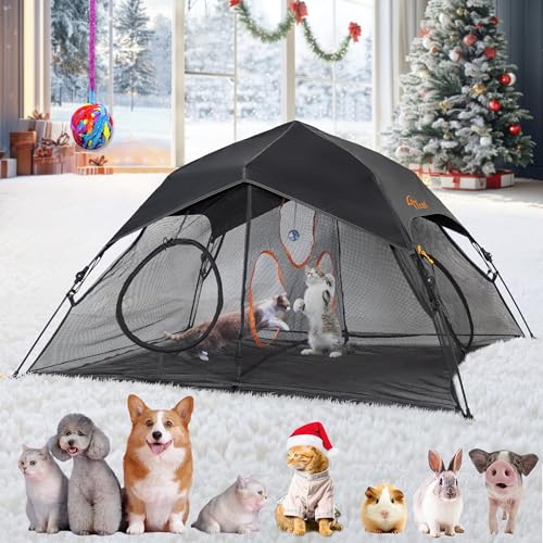 3 Tier Portable Cat Enclosure Tent Q874