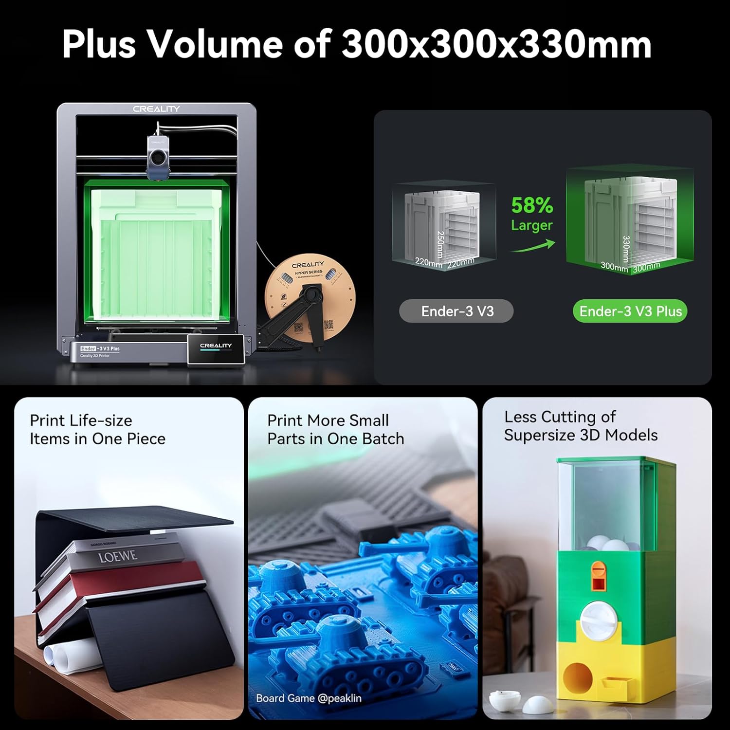 3D Printer 300x300x330mm D1851