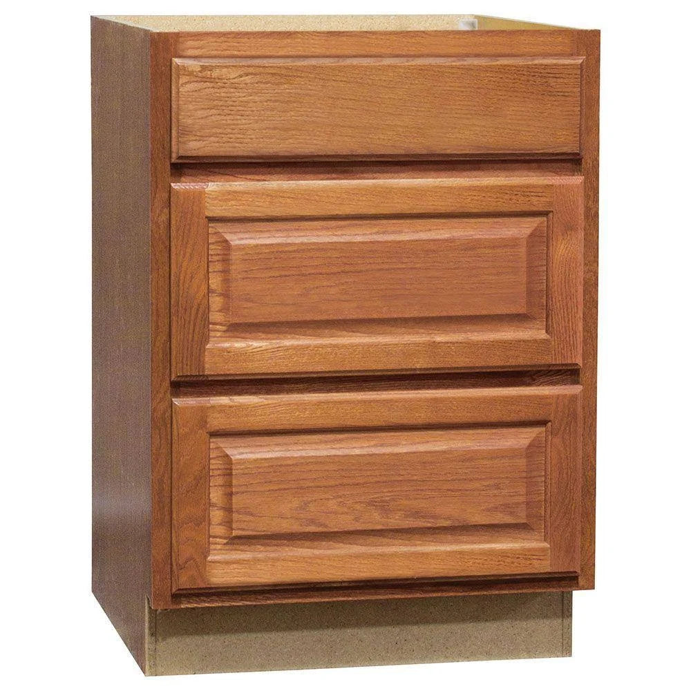 Medium Oak Drawer Base Kitchen Cabinet H4350