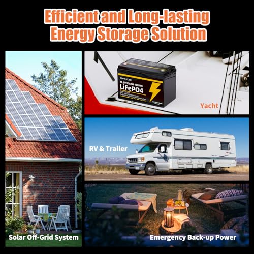 12V 100Ah LiFePO4 Battery Group 31 With Built-in 100A BMS B70742