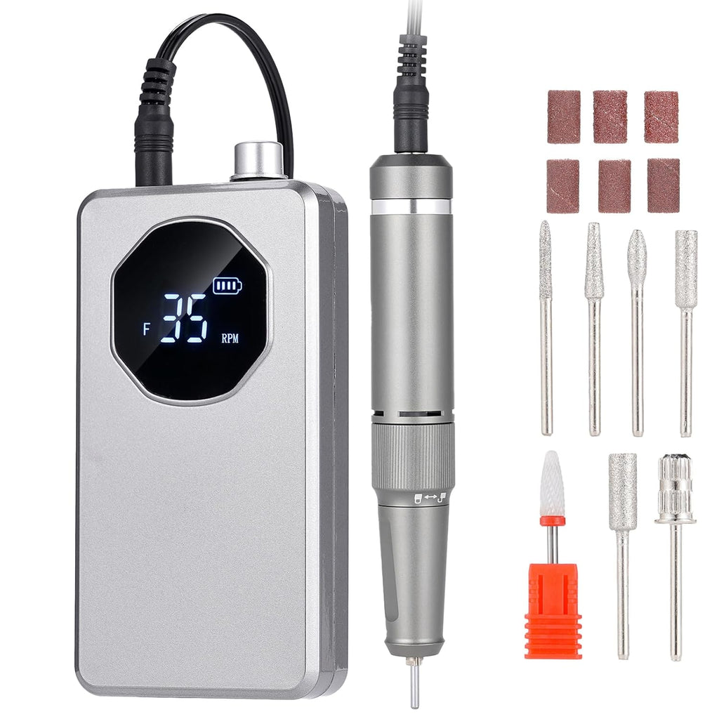 Portable Rechargeable 35000RPM Electric Nail Drill V2147