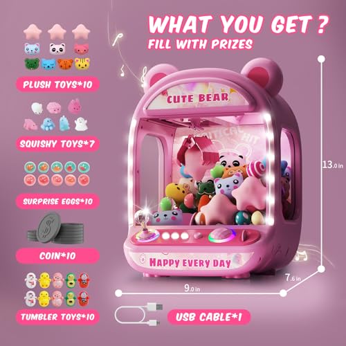 Mini Arcade Claw Machine with Squishy Fidget Toys A740