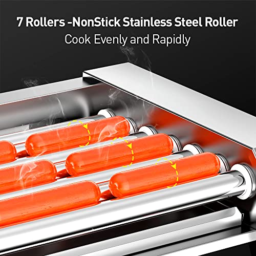 7 Roller Stainless Steel Hot Dog Roller Machine G506