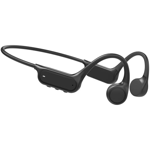 Bone Conduction Headphones, Open Ear IPX8 Waterproof Bluetooth 5.4 with Mic, 10H Playtime Wireless Earbuds H561805