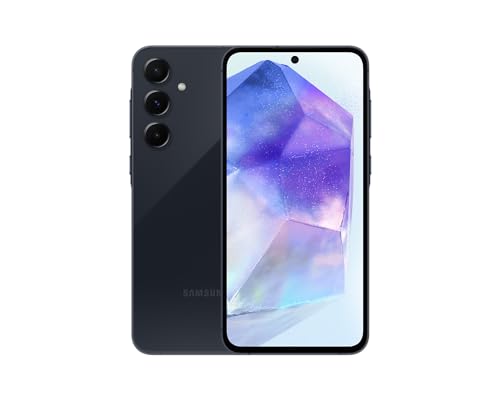 Awesome Navy Galaxy A55 5G 256GB Dual-SIM Android Smartphone S536603