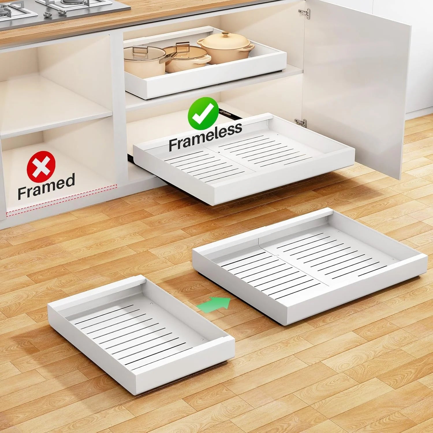 Expandable Heavy Duty Pull out Cabinet Organizer X634