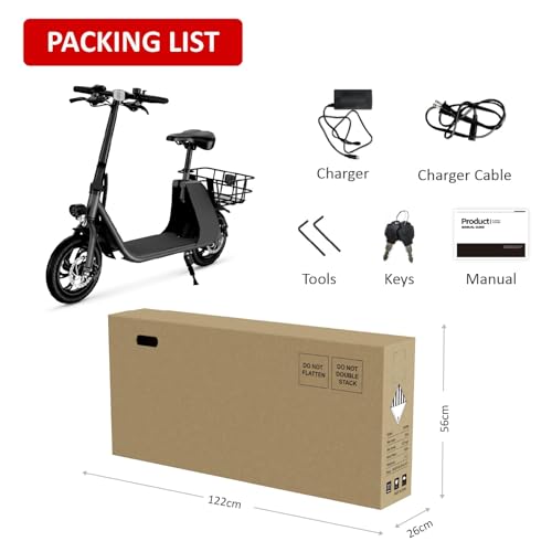 680W Electric Scooter with Seat, 20 Miles Range, 20 MPH Max Speed S525