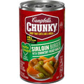 18.8 Oz Can Sirloin Burger with Country Vegetable Beef Soup, Quantity of 8 C3906