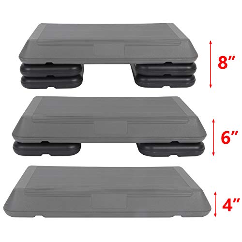 28.5'' Adjustable Aerobic Step with 4 Risers P617