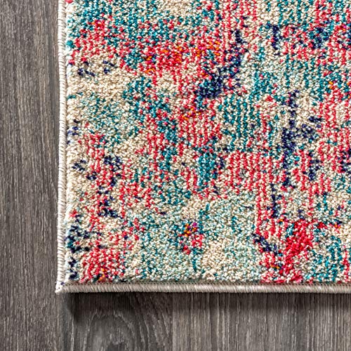 Blue/Red 8 ft. x 10 ft. Area Rug N6247