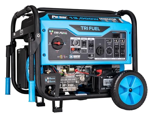 13,000-Watt Tri Fuel Portable Generator with Remote Start U95484