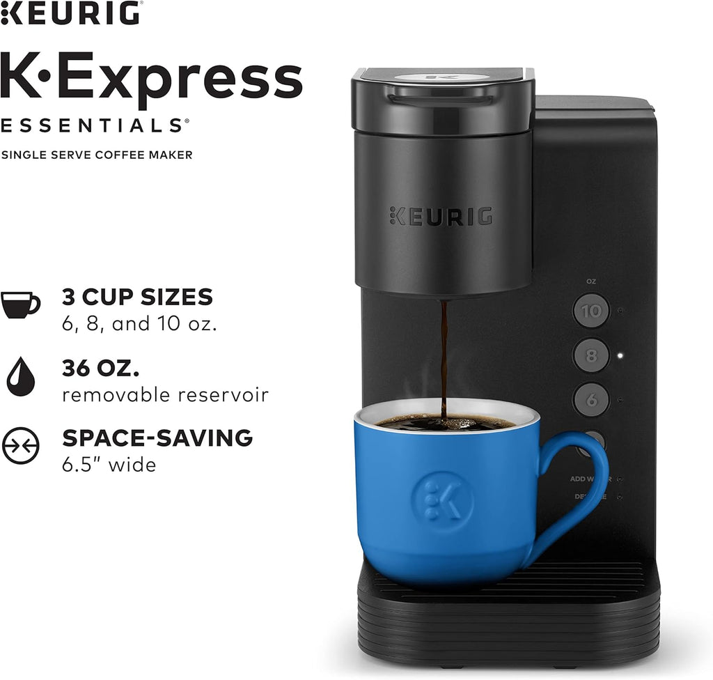Single Serve K-Cup Pod Coffee Maker with 36 OZ Removable Reservoir T890192