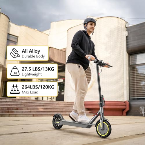 Electric Scooter with 350W Motor, 8.5" Solid Tires, Foldable O3334