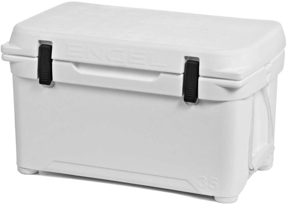 White 36 Can Rotationally Molded Cooler U56733