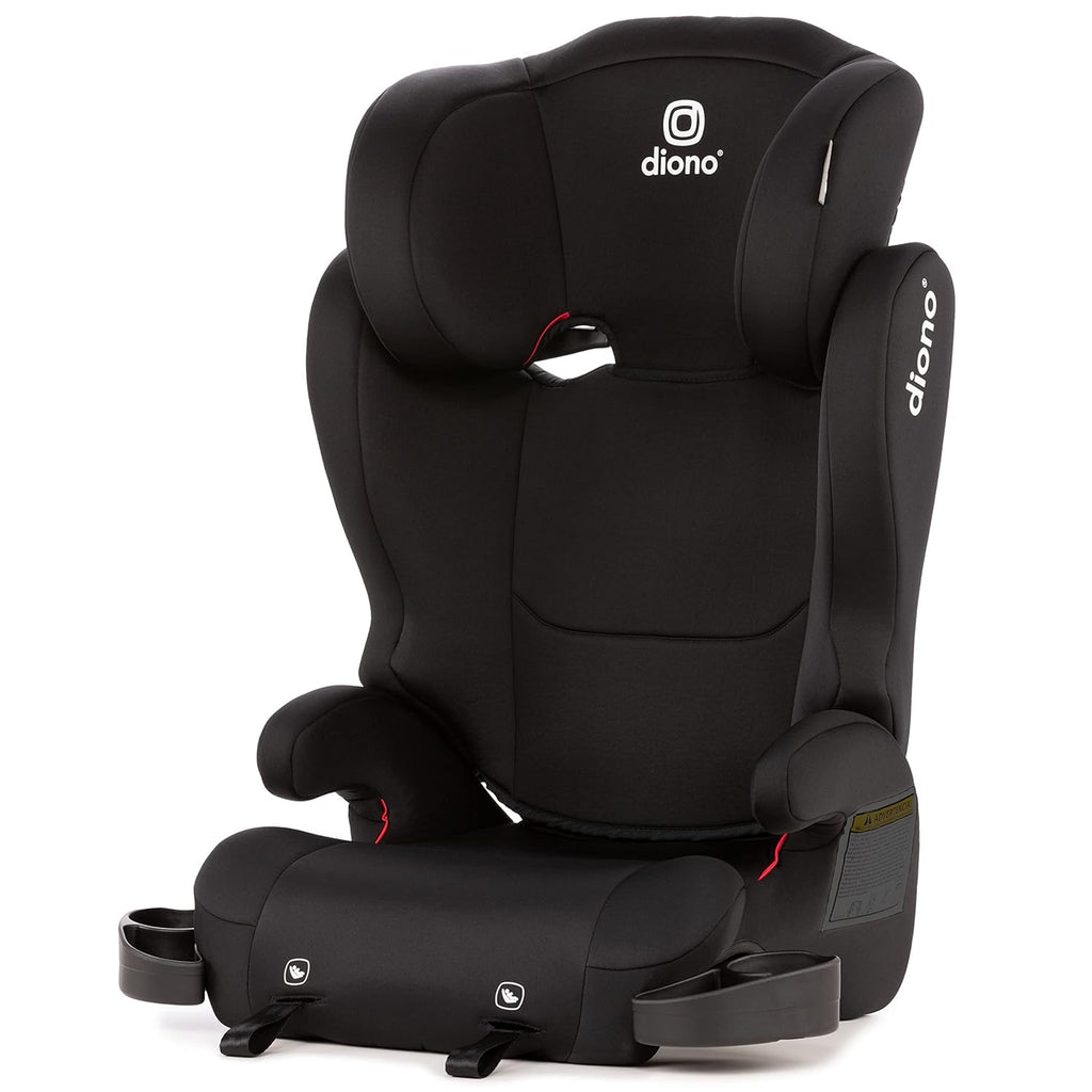 Pack of 2 Backless Booster Car Seats, Black U456