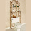 Three Shelves Over The Toilet Bathroom Storage J4064