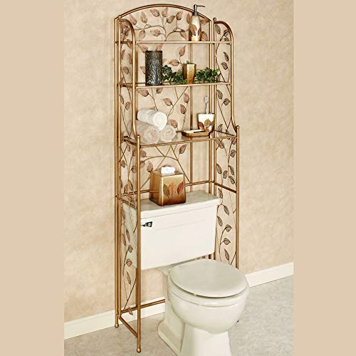 Three Shelves Over The Toilet Bathroom Storage J4064
