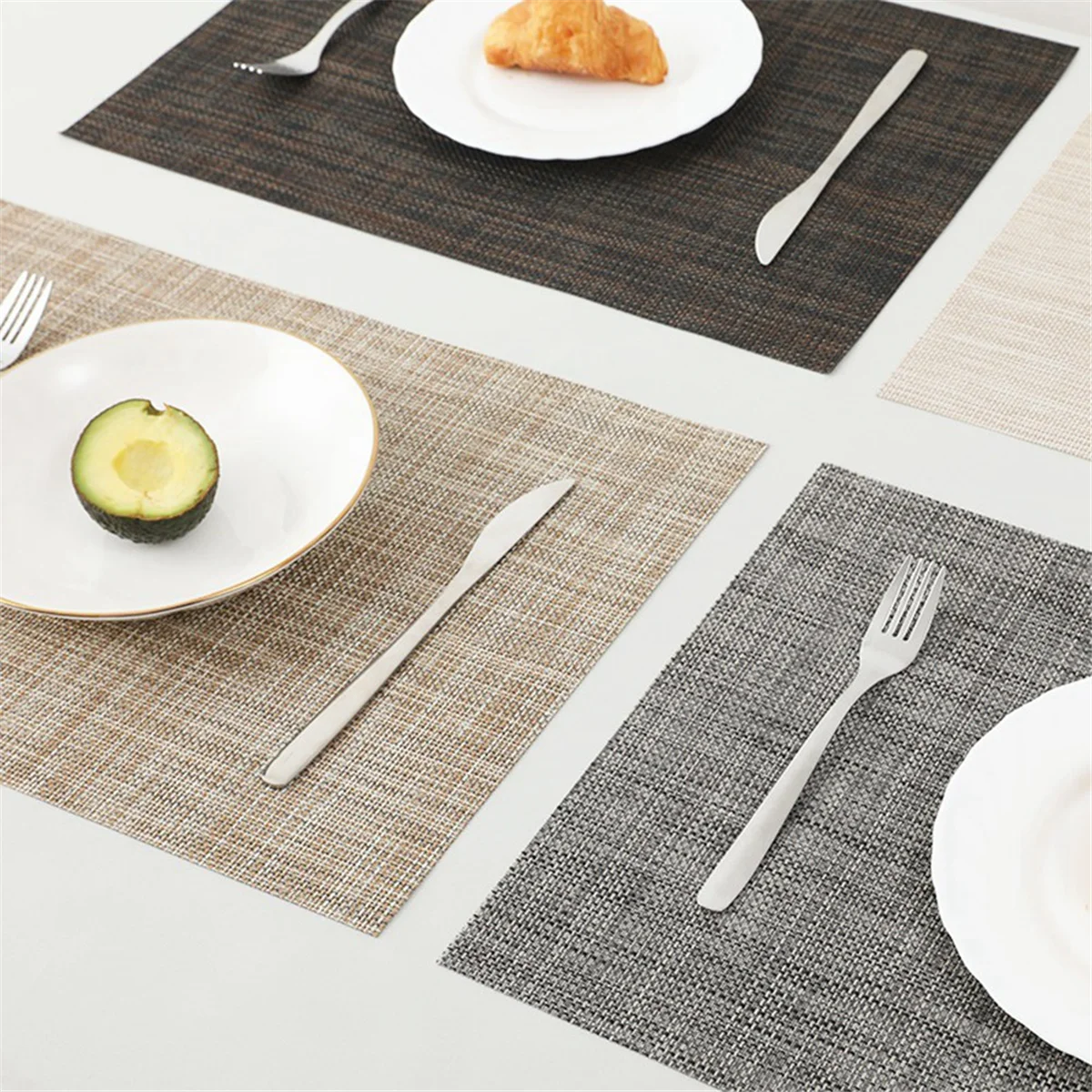 Washable Heat Non Placemats Set of 6 W40139
