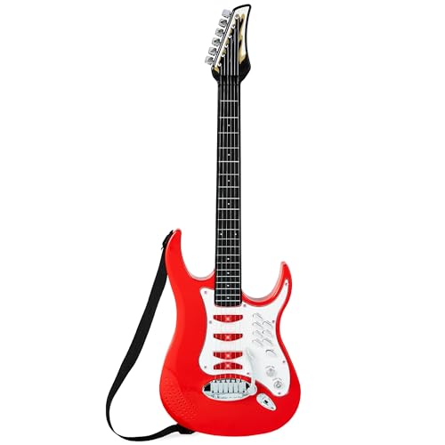 Blue Kids Electric Musical Guitar Play Set with Microphone and Amp X262