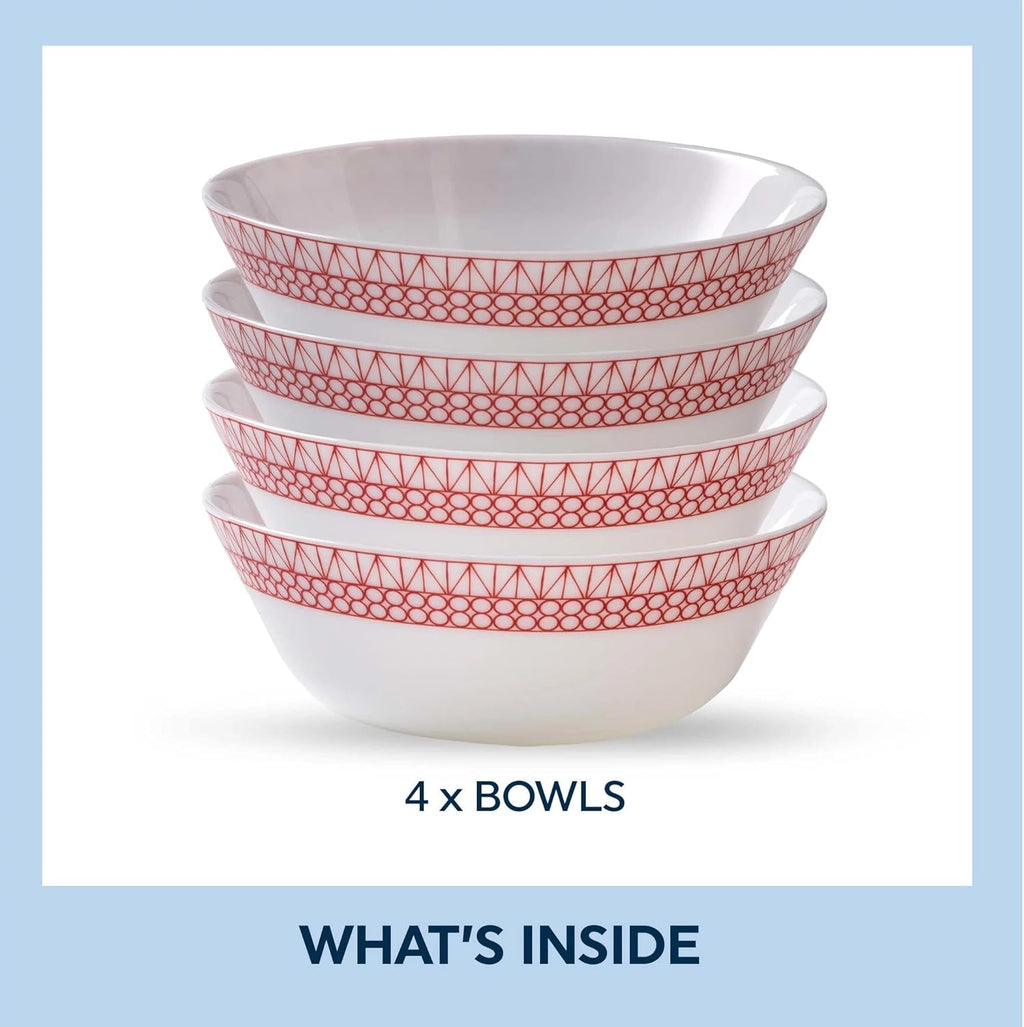 4-Pc 18-Oz Glass Bowl Set O443406
