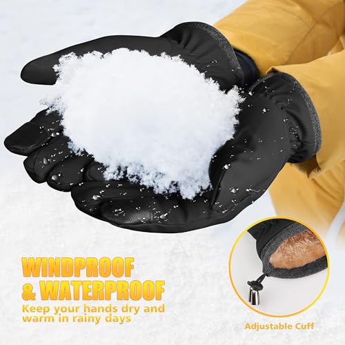 Winter Gloves Waterproof Windproof Warm Touch Screen Fingers K354