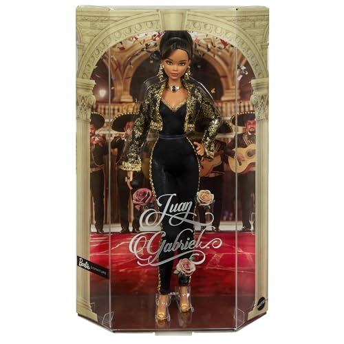 Black and Gold Suit Doll with Cropped Jacket and Golden Accessories O340970