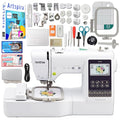 Combo Embroidery & Sewing Machine with 4" x 4" Embroidery Hoop S800
