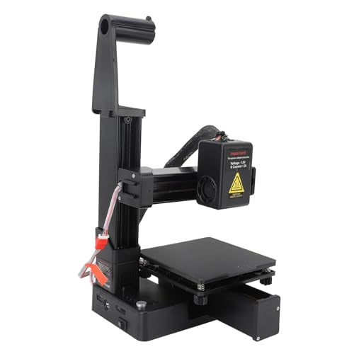 Compact FDM 3D Printer with Removable Build Plate, 0.4mm Metal Nozzle F70938